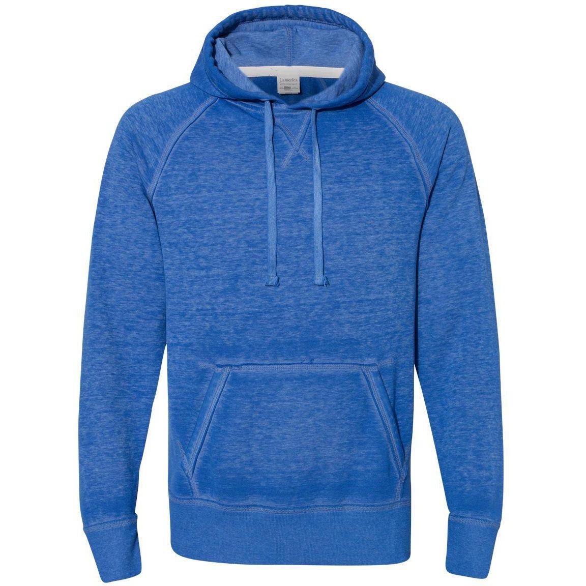 no-logo J America Vintage Zen Fleece Hooded Sweatshirt-Hoodies-J. America-Twisted Royal-S-Thread Logic