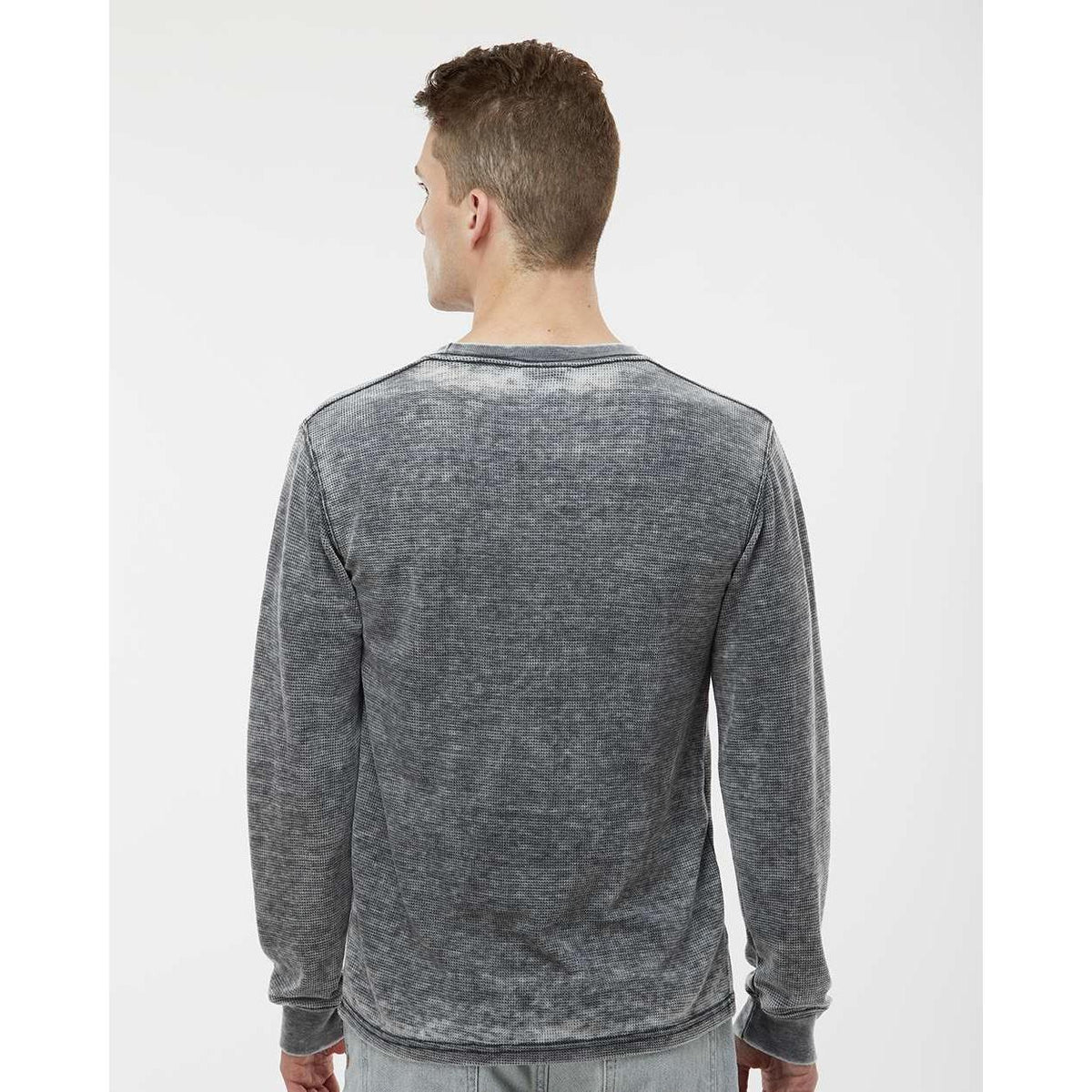 no-logo J America Vintage Zen Thermal Long Sleeve T-Shirt-Men's T Shirts-J. America-Thread Logic