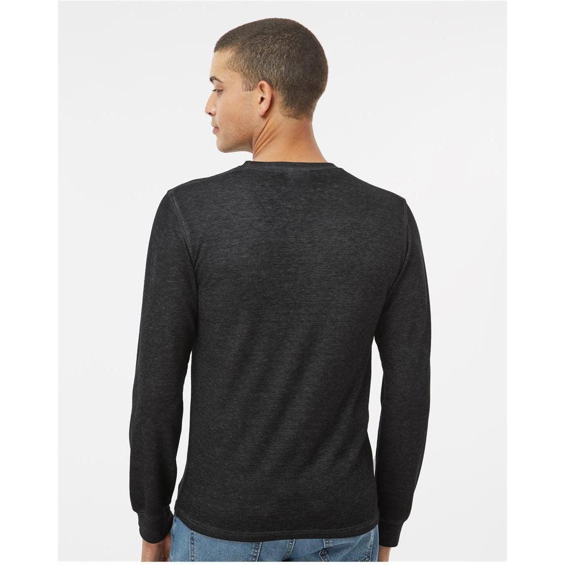 no-logo J America Vintage Zen Thermal Long Sleeve T-Shirt-Men's T Shirts-J. America-Thread Logic