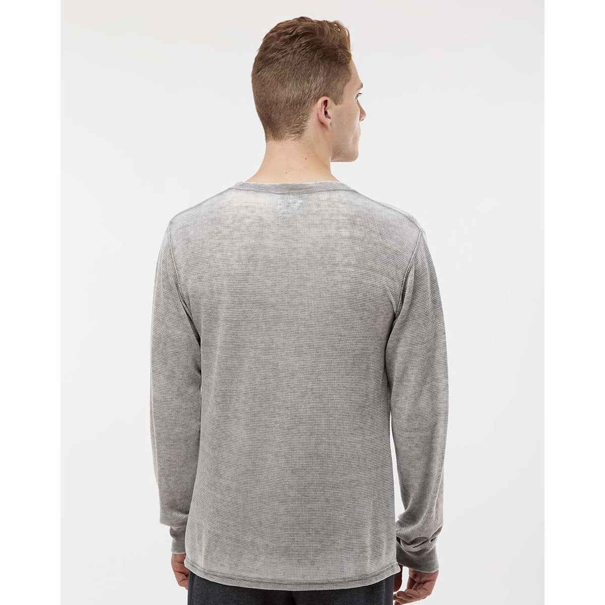 no-logo J America Vintage Zen Thermal Long Sleeve T-Shirt-Men's T Shirts-J. America-Thread Logic