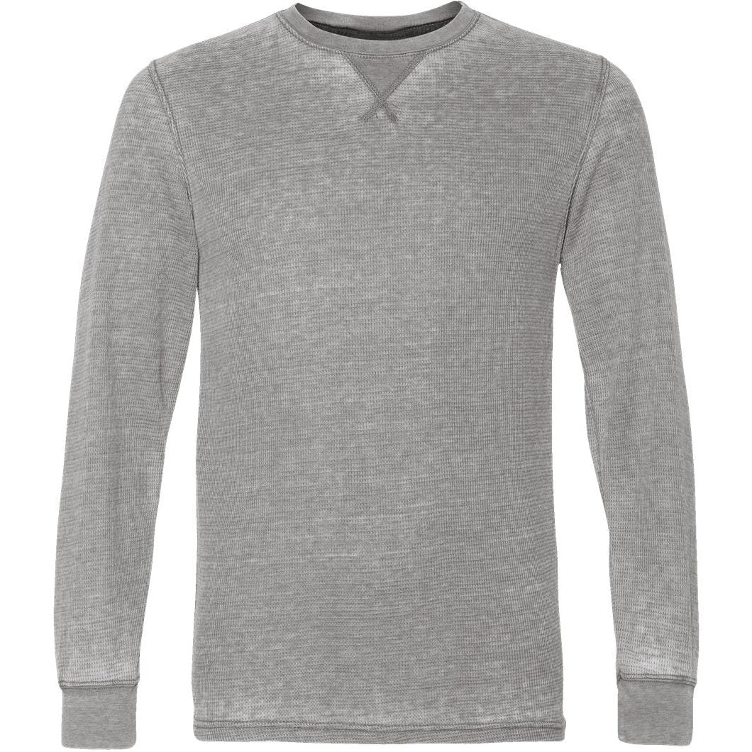 no-logo J America Vintage Zen Thermal Long Sleeve T-Shirt-Men's T Shirts-J. America-Cement-S-Thread Logic