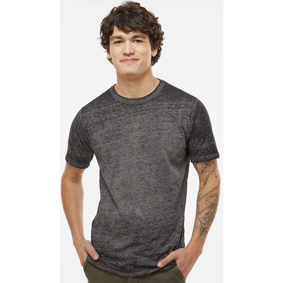 no-logo J America Zen Jersey Short Sleeve T-Shirt-Polos-J. America-Thread Logic