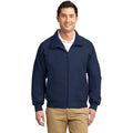 no-logo CLOSEOUT - Port Authority Tall Charger Jacket-Port Authority-True Navy-LT-Thread Logic