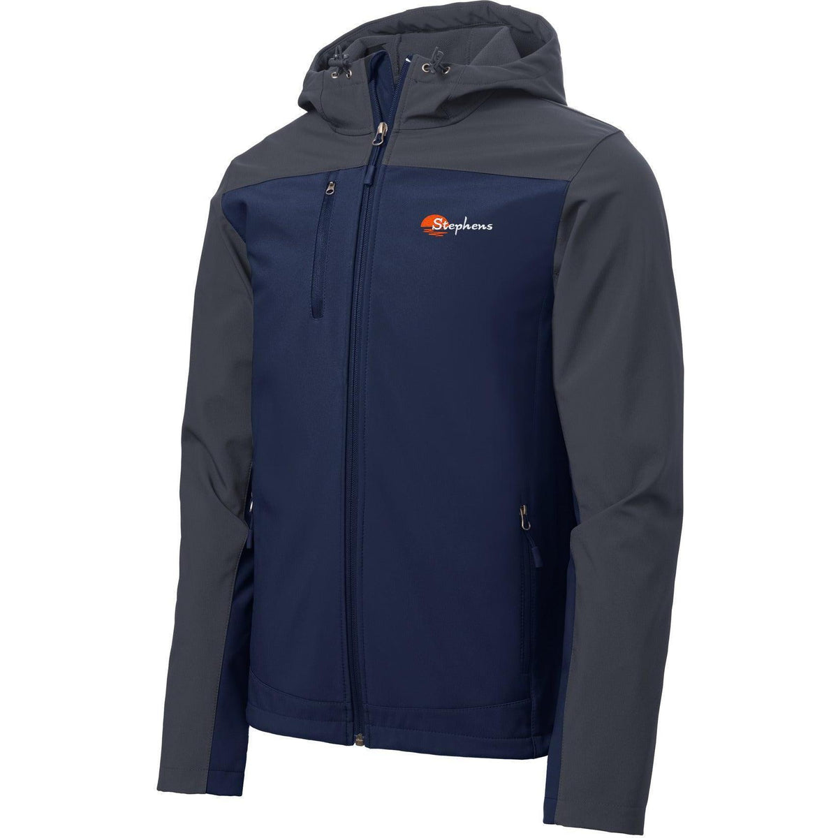 no-logo Port Authority Hooded Core Soft Shell Jacket-Regular-Port Authority-Thread Logic