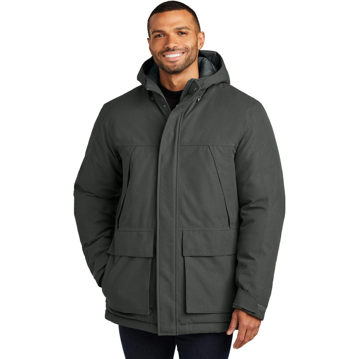 no-logo Port Authority Latitude Waterproof Heavyweight Parka-Port Authority-Thread Logic