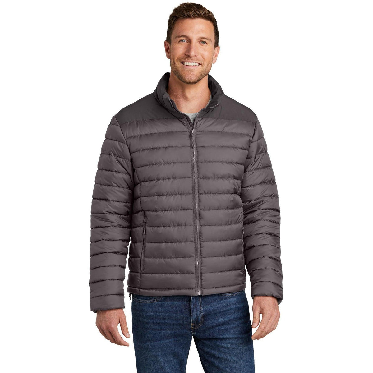 no-logo Port Authority Horizon Puffy Jacket-Port Authority-Thread Logic