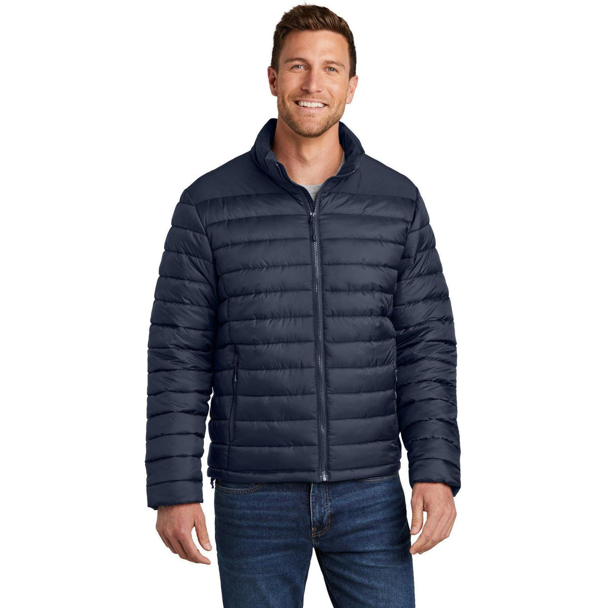 no-logo Port Authority Horizon Puffy Jacket-Port Authority-Thread Logic