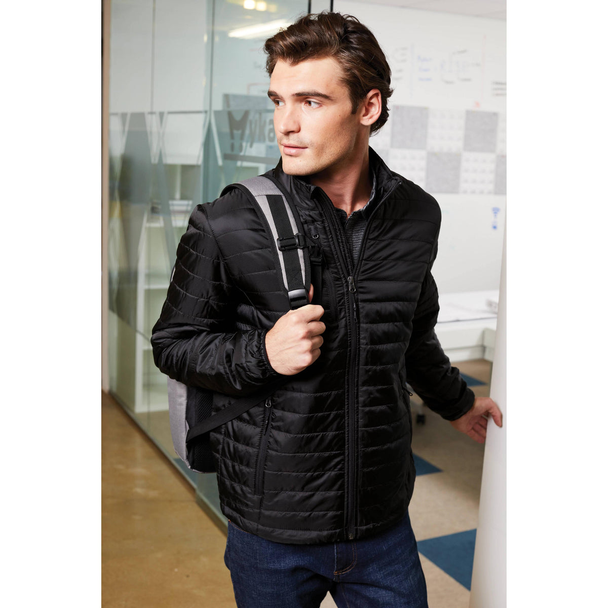 no-logo Port Authority Packable Puffy Jacket-Regular-Port Authority-Thread Logic