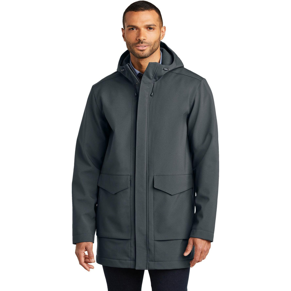 no-logo Port Authority Collective Outer Soft Shell Parka-Port Authority-Thread Logic