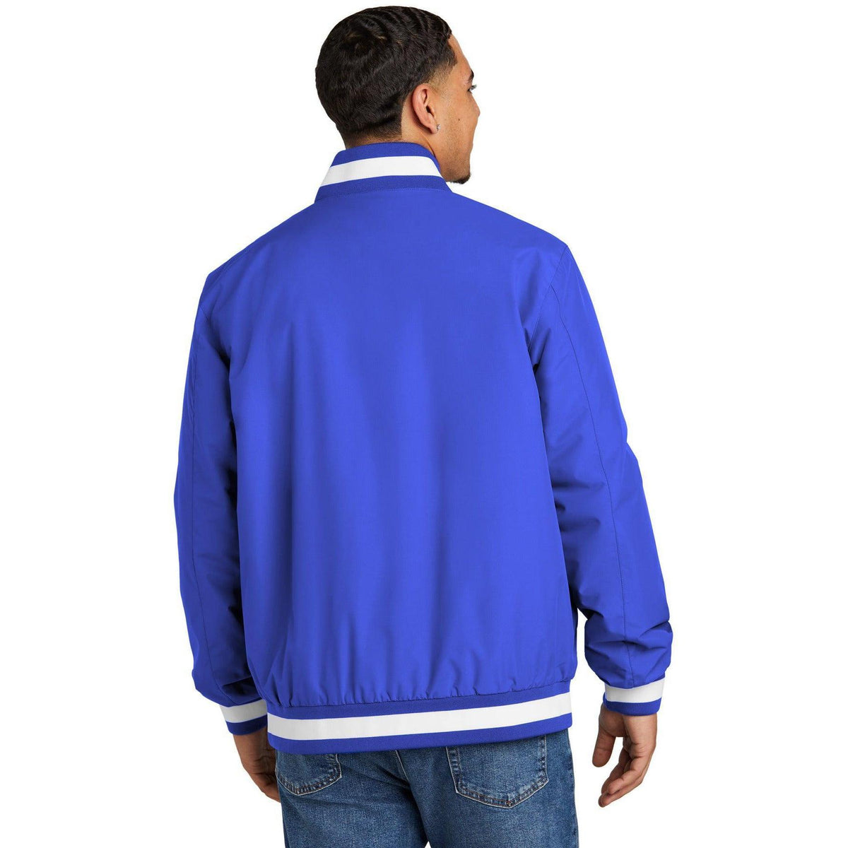 no-logo Sport-Tek Insulated Varsity Jacket-Sport-Tek-Thread Logic