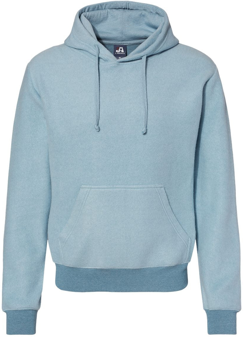 J America Flip Side Fleece Hooded Pullover
