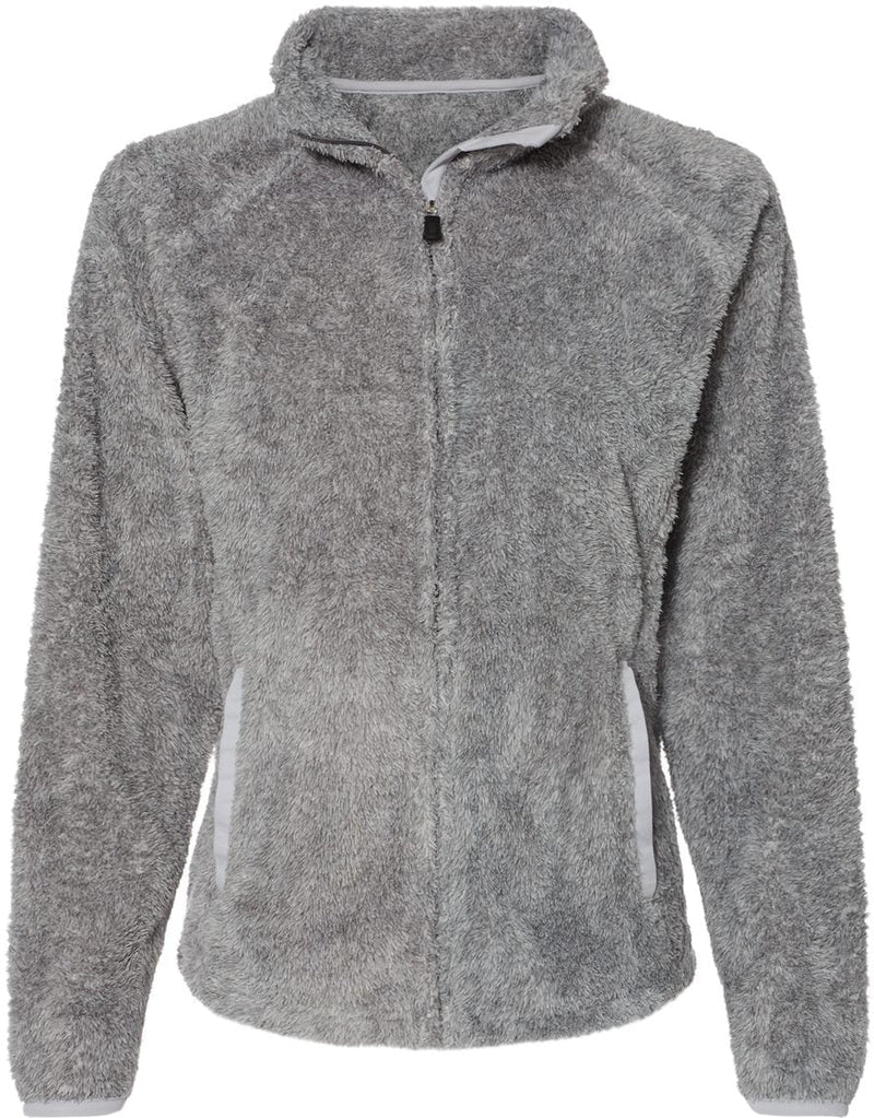 J. America Ladies Boundary Shag Frosty Sherpa Full-Zip