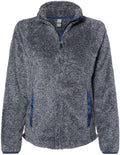 J. America Ladies Boundary Shag Frosty Sherpa Full-Zip