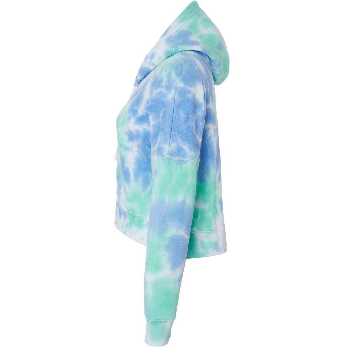 no-logo J. America Ladies Crop Hooded Sweatshirt-J. America-Thread Logic