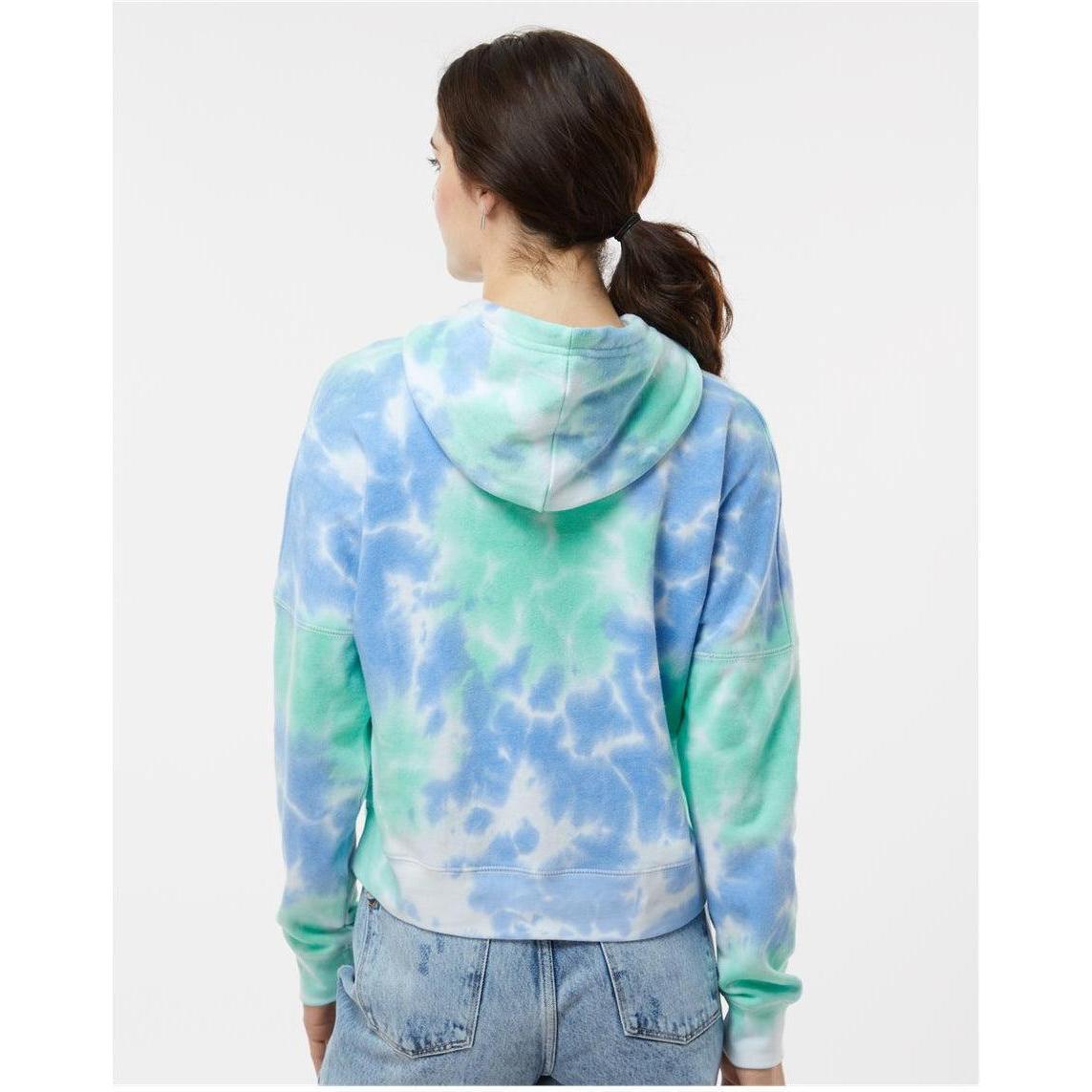 no-logo J. America Ladies Crop Hooded Sweatshirt-J. America-Thread Logic