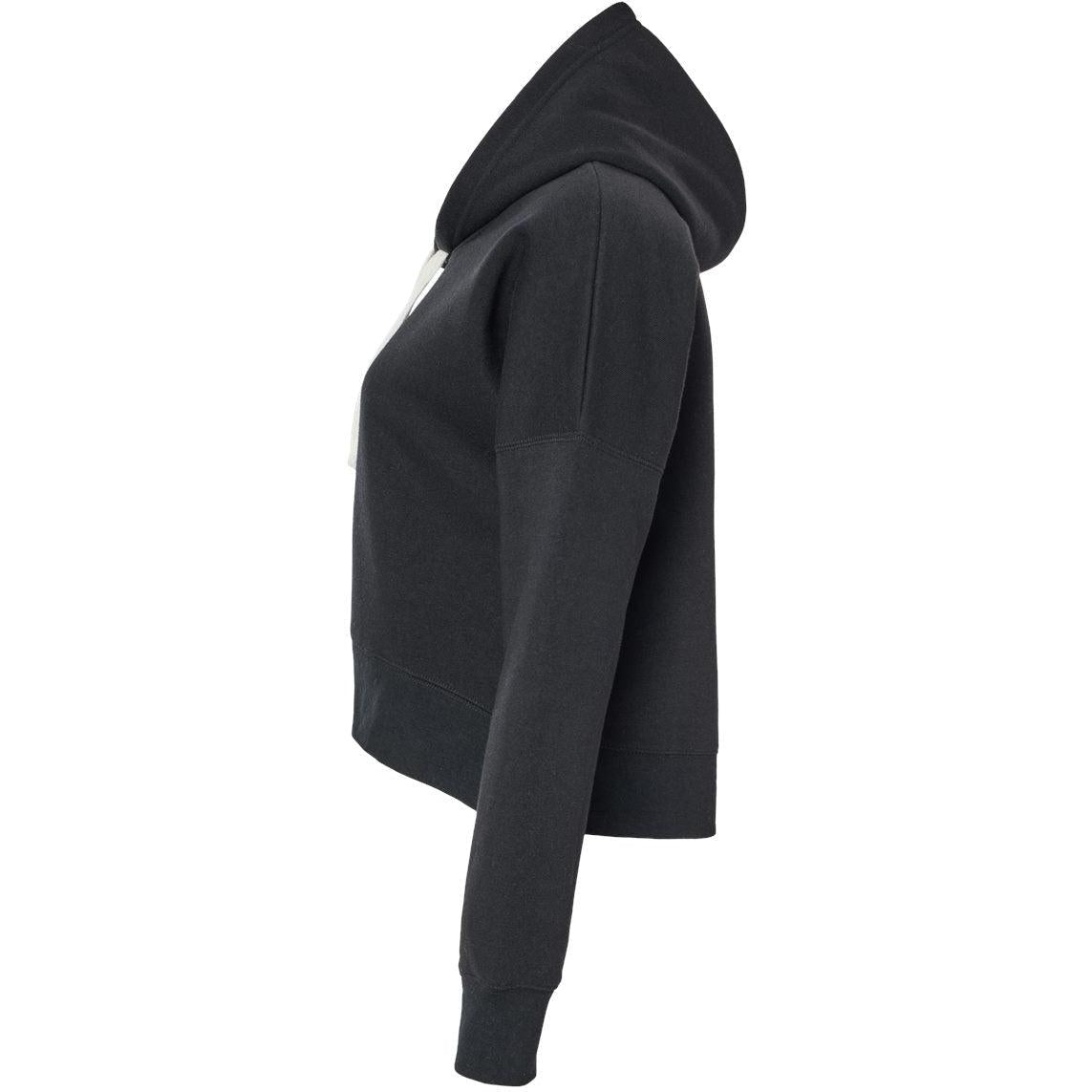no-logo J. America Ladies Crop Hooded Sweatshirt-J. America-Thread Logic