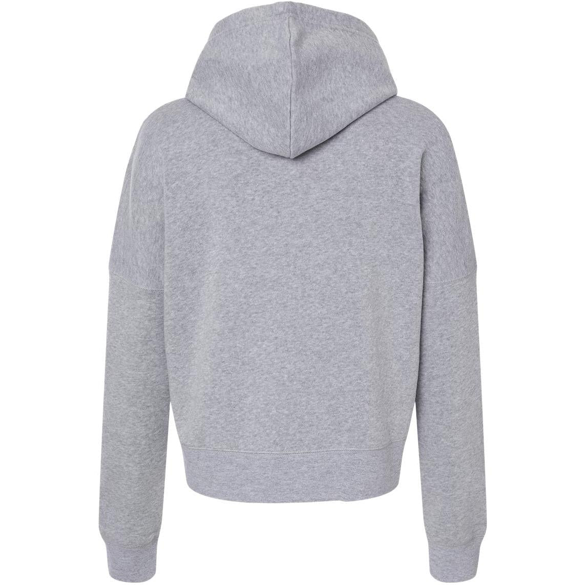 no-logo J. America Ladies Crop Hooded Sweatshirt-J. America-Thread Logic