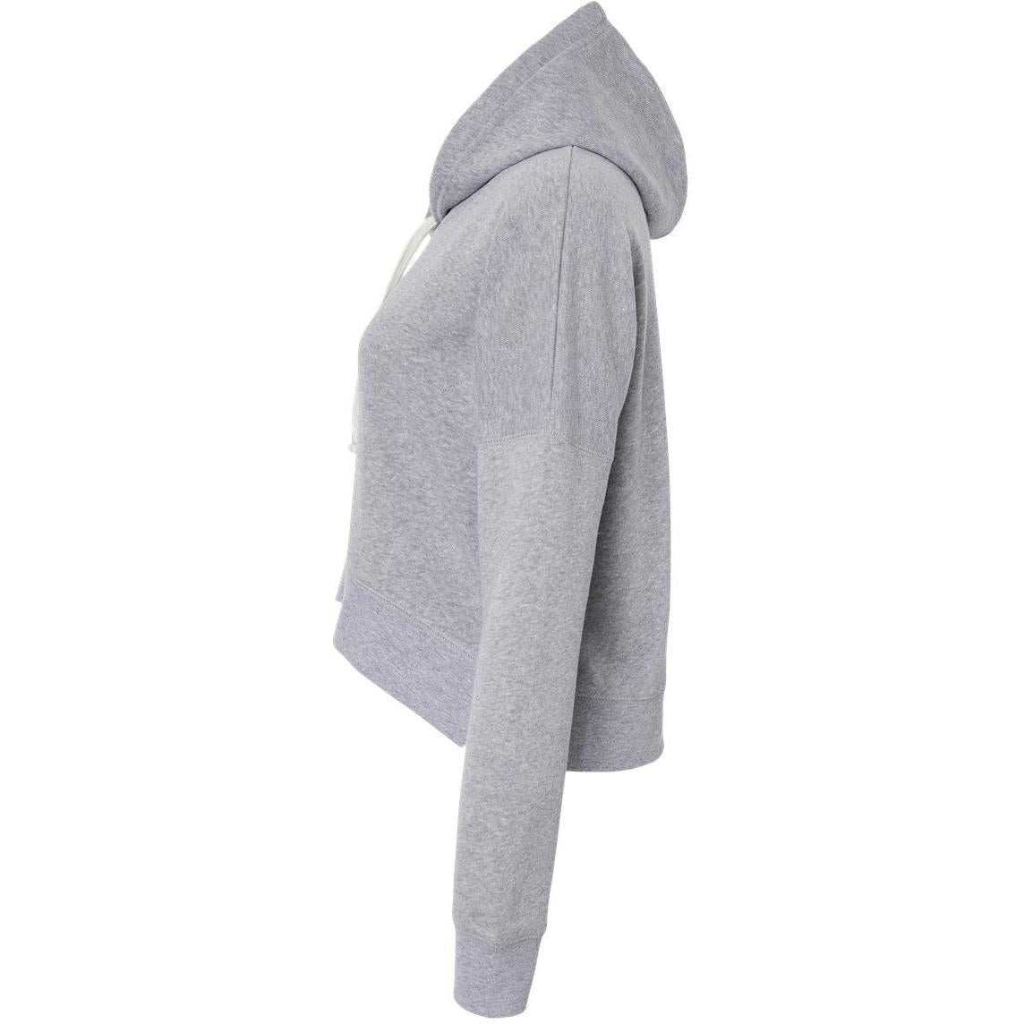 no-logo J. America Ladies Crop Hooded Sweatshirt-J. America-Thread Logic