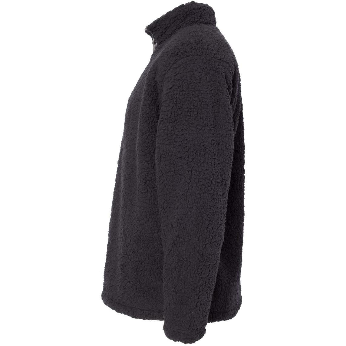 no-logo J. America Sherpa Quarter-Zip Pullover-Fleece-J. America-Thread Logic