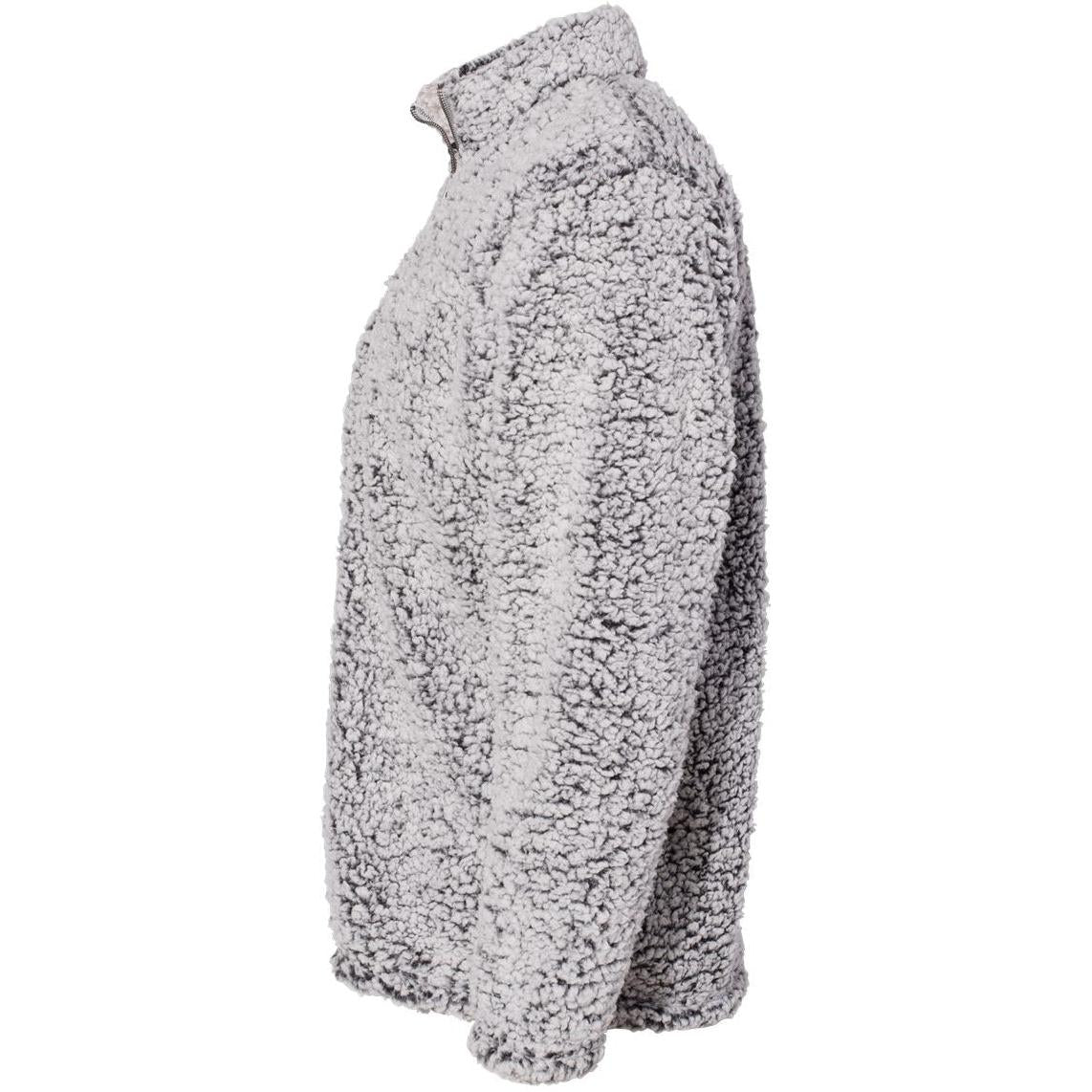 no-logo J. America Sherpa Quarter-Zip Pullover-Fleece-J. America-Thread Logic