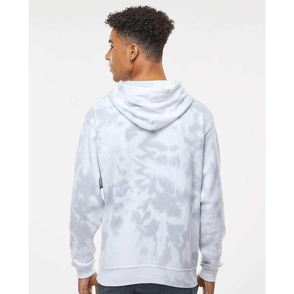 no-logo J. America Tie-Dyed Fleece Hooded Sweatshirt-J. America-Thread Logic