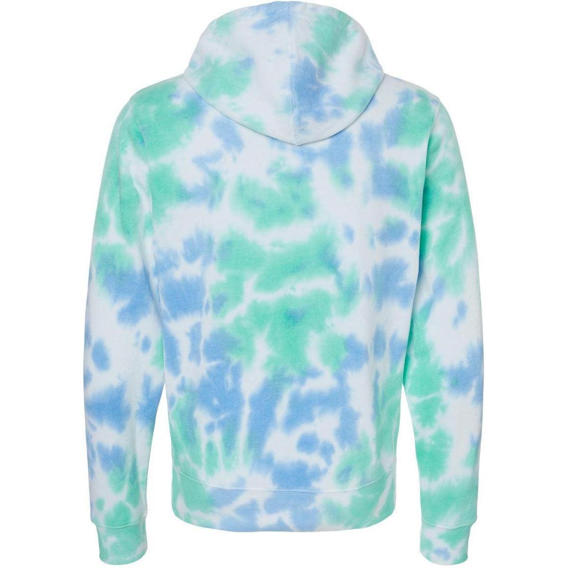 no-logo J. America Tie-Dyed Fleece Hooded Sweatshirt-J. America-Thread Logic