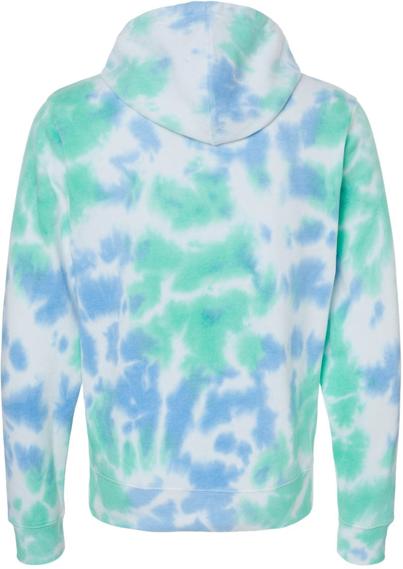 no-logo J. America Tie-Dyed Fleece Hooded Sweatshirt-J. America-Thread Logic
