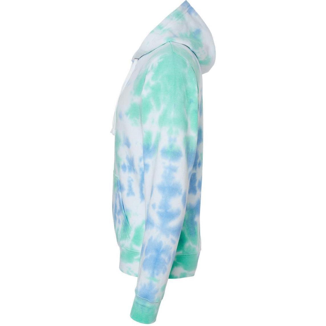 no-logo J. America Tie-Dyed Fleece Hooded Sweatshirt-J. America-Thread Logic