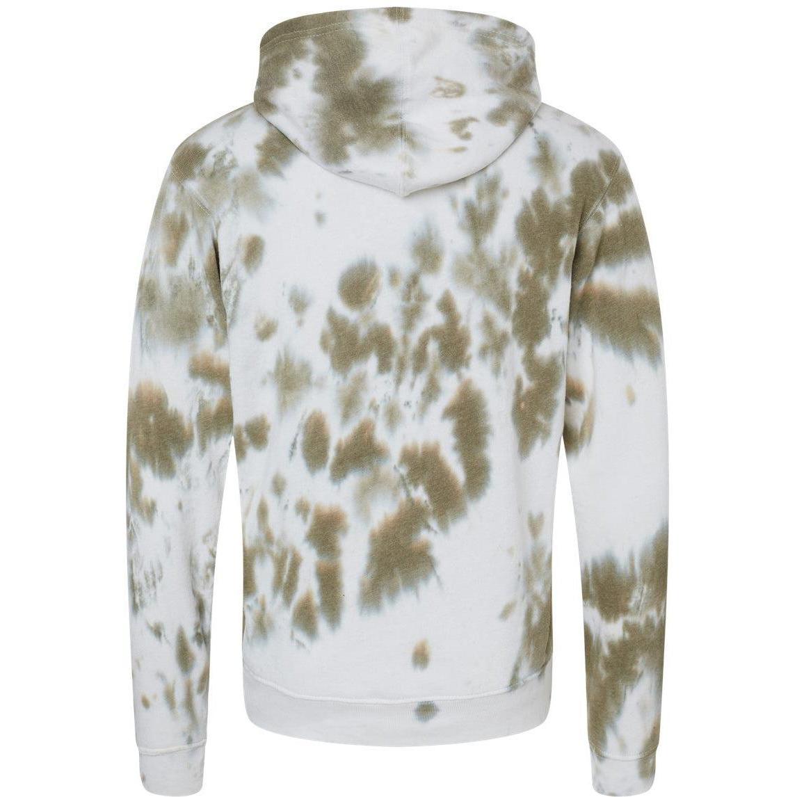 no-logo J. America Tie-Dyed Fleece Hooded Sweatshirt-J. America-Thread Logic