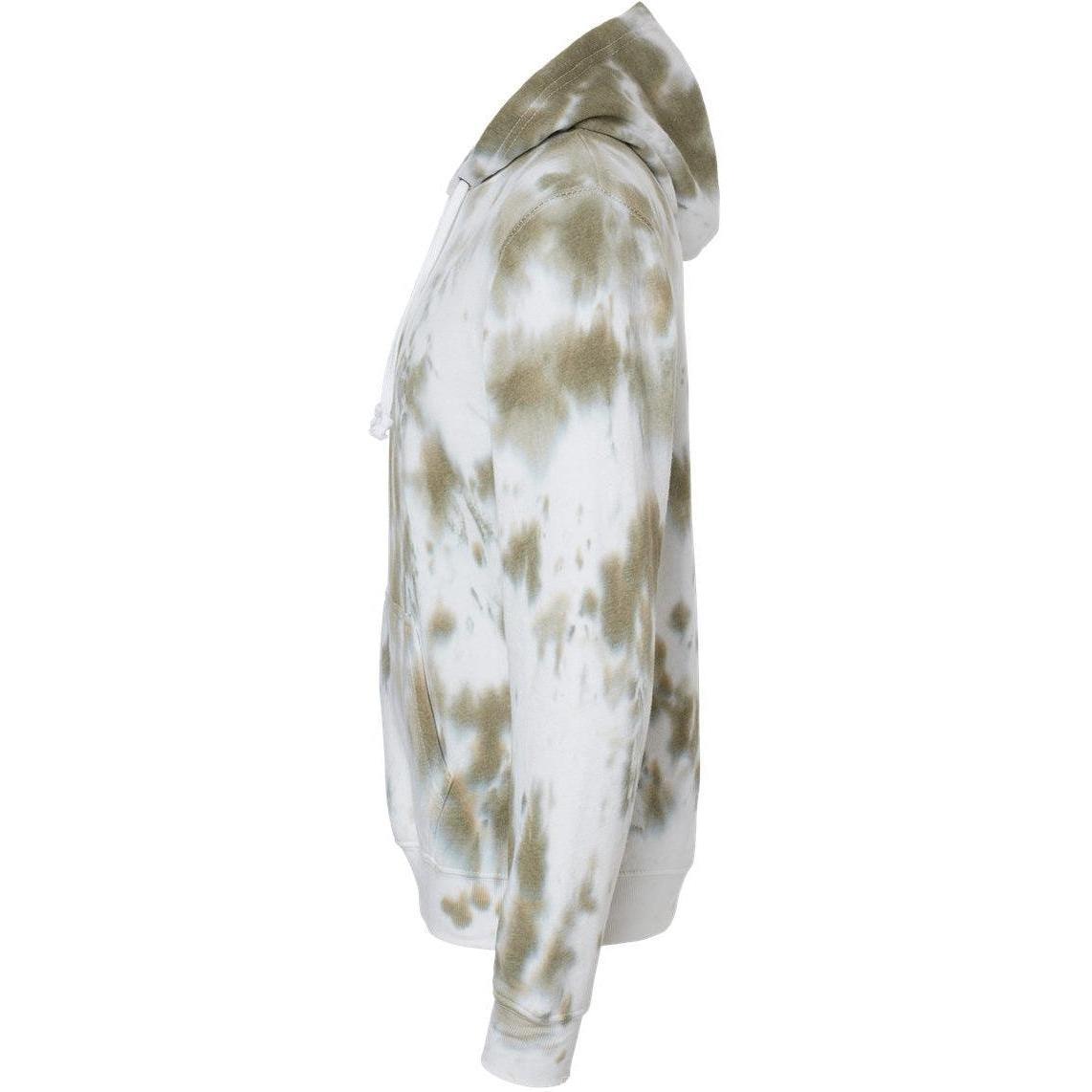 no-logo J. America Tie-Dyed Fleece Hooded Sweatshirt-J. America-Thread Logic
