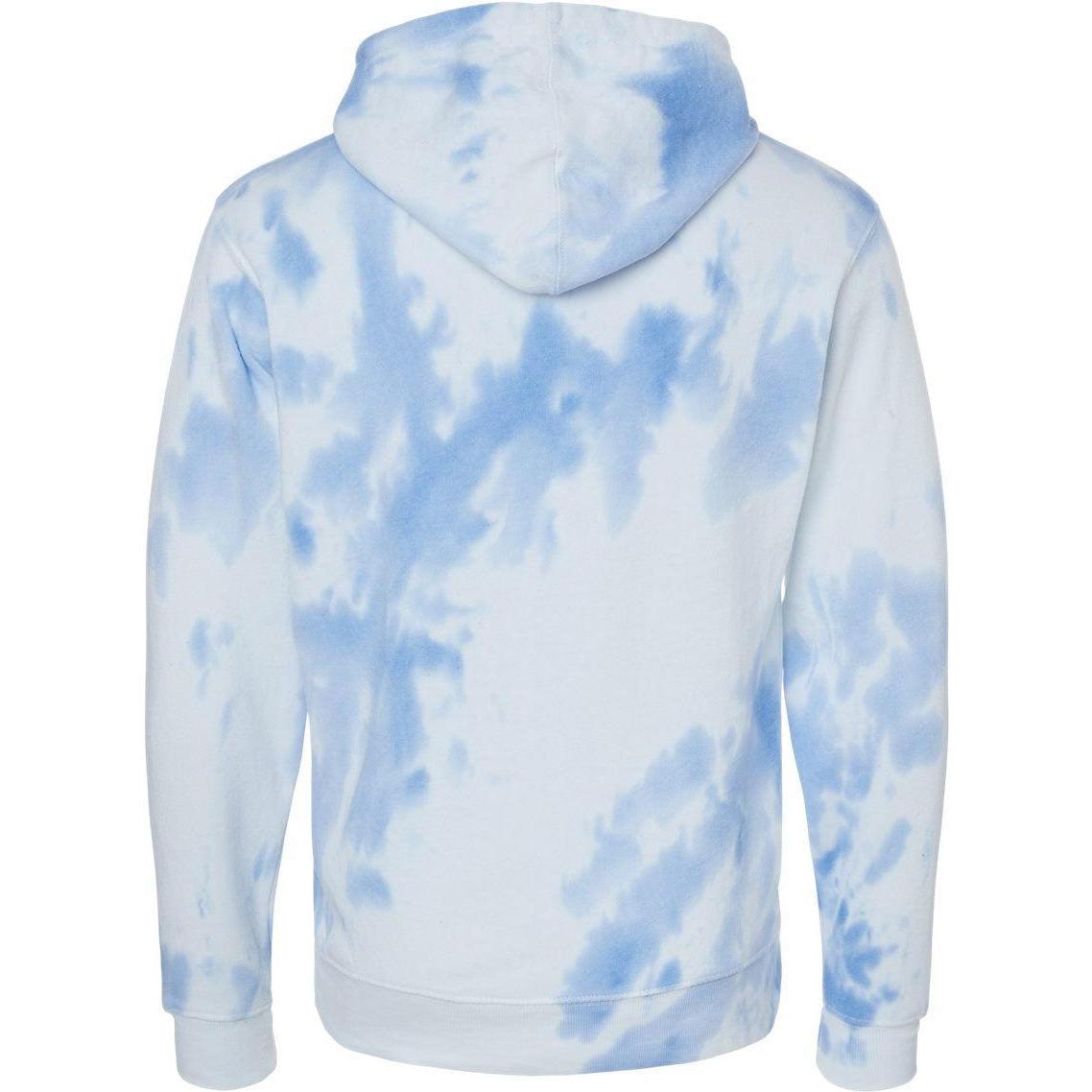 no-logo J. America Tie-Dyed Fleece Hooded Sweatshirt-J. America-Thread Logic