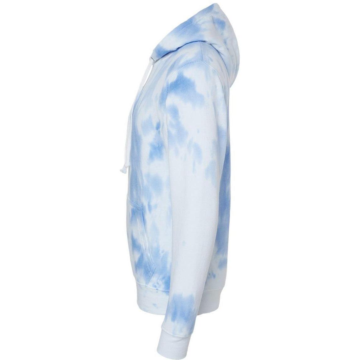 no-logo J. America Tie-Dyed Fleece Hooded Sweatshirt-J. America-Thread Logic