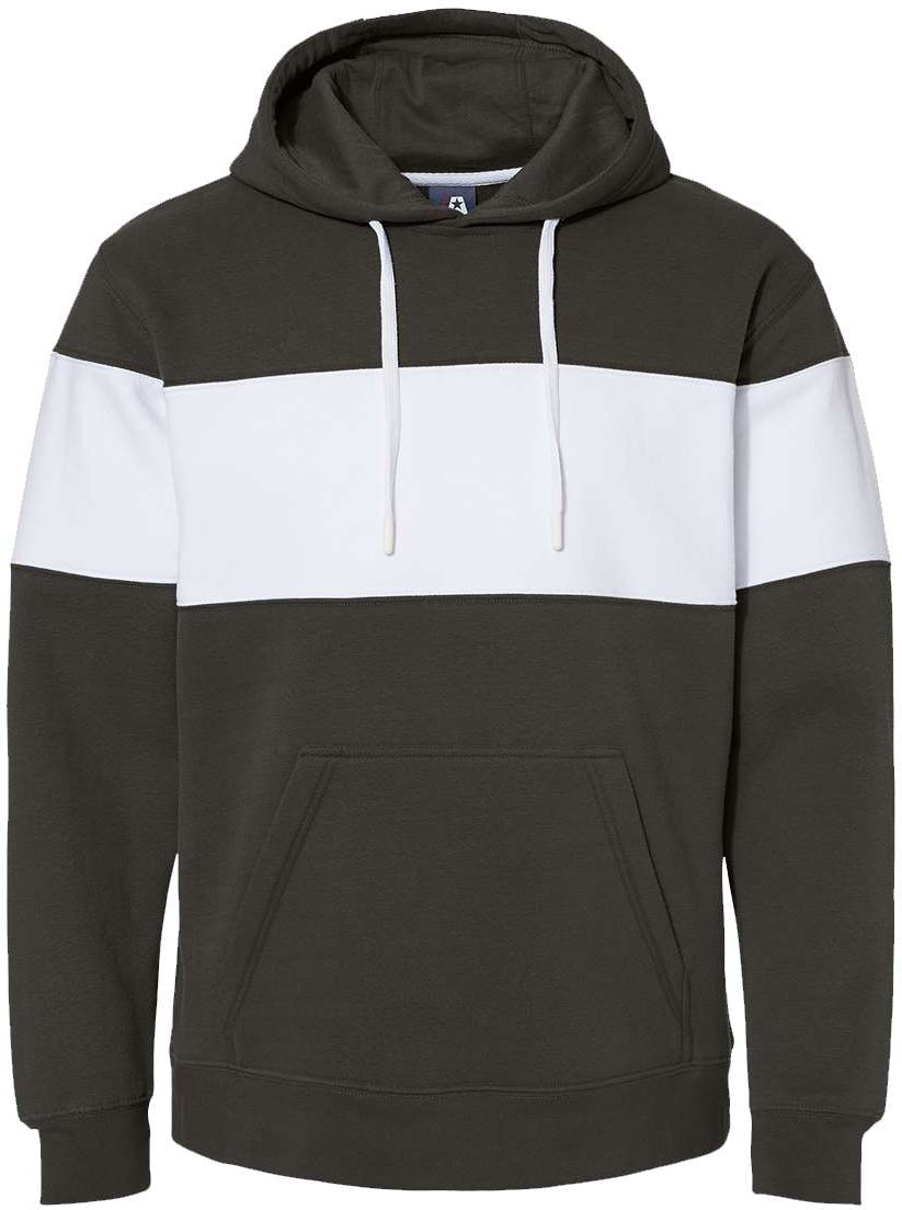 J America Varsity Fleece Colorblocked Hooded Sweatshirt