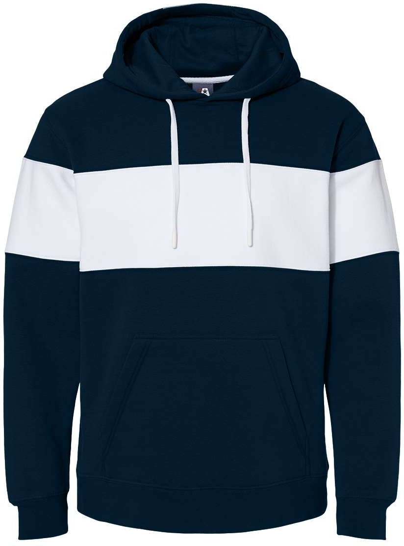 J America Varsity Fleece Colorblocked Hooded Sweatshirt
