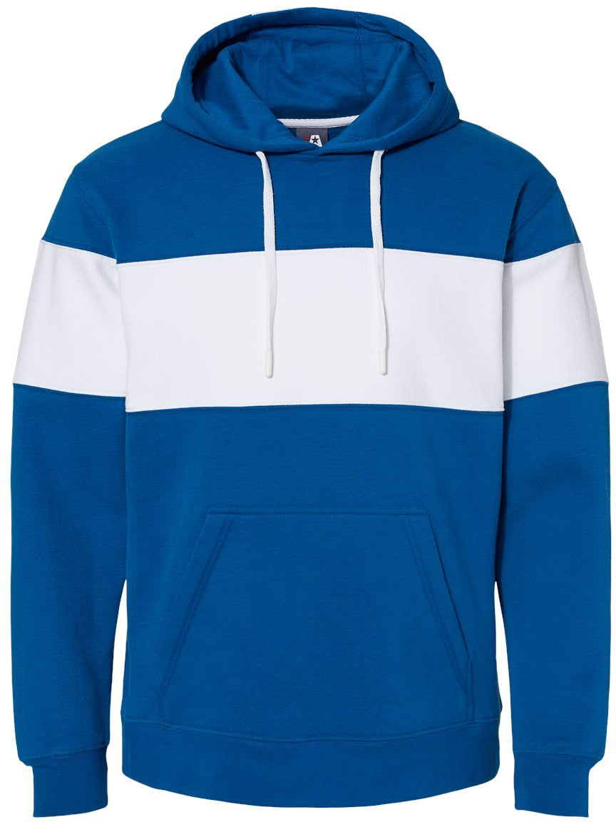 J America Varsity Fleece Colorblocked Hooded Sweatshirt