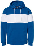 J. America Varsity Fleece Colorblocked Hooded Sweatshirt