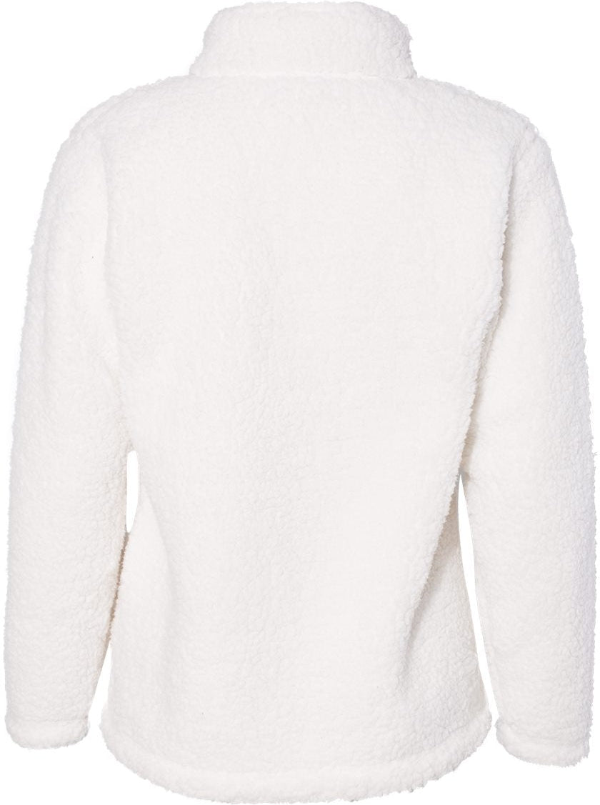 no-logo J. America Women’s Epic Sherpa Quarter-Zip Pullover-Fleece-J. America-Thread Logic