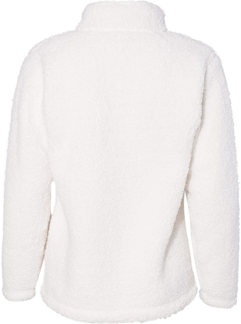 no-logo J. America Women’s Epic Sherpa Quarter-Zip Pullover-Fleece-J. America-Thread Logic