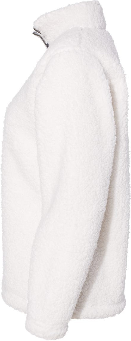 no-logo J. America Women’s Epic Sherpa Quarter-Zip Pullover-Fleece-J. America-Thread Logic