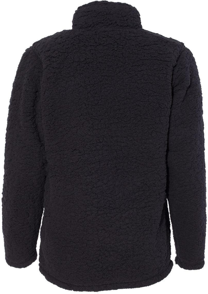 no-logo J. America Women’s Epic Sherpa Quarter-Zip Pullover-Fleece-J. America-Thread Logic