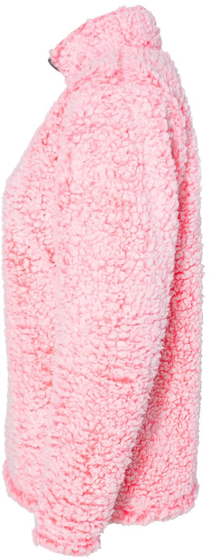 no-logo J. America Women’s Epic Sherpa Quarter-Zip Pullover-Fleece-J. America-Thread Logic