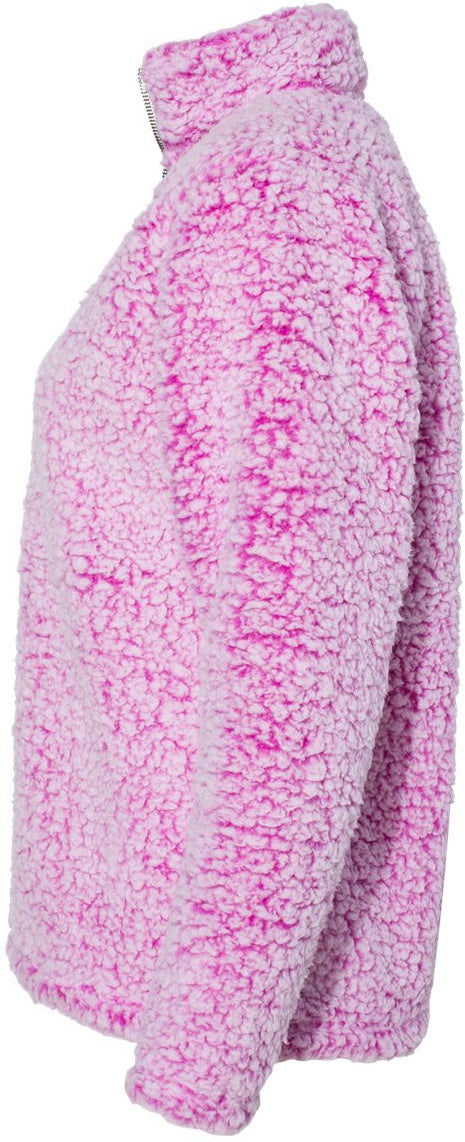 no-logo J. America Women’s Epic Sherpa Quarter-Zip Pullover-Fleece-J. America-Thread Logic