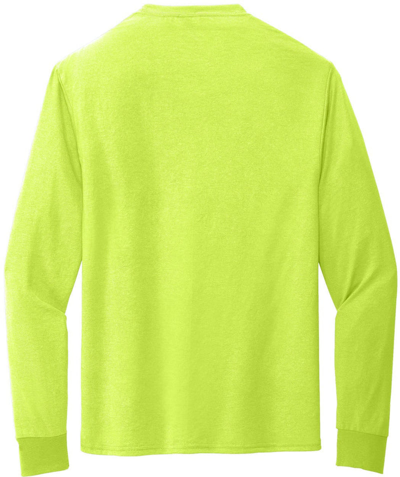 no-logo Jerzees Dri-Power 100% Polyester Long Sleeve T-Shirt-Regular-Jerzees-Thread Logic