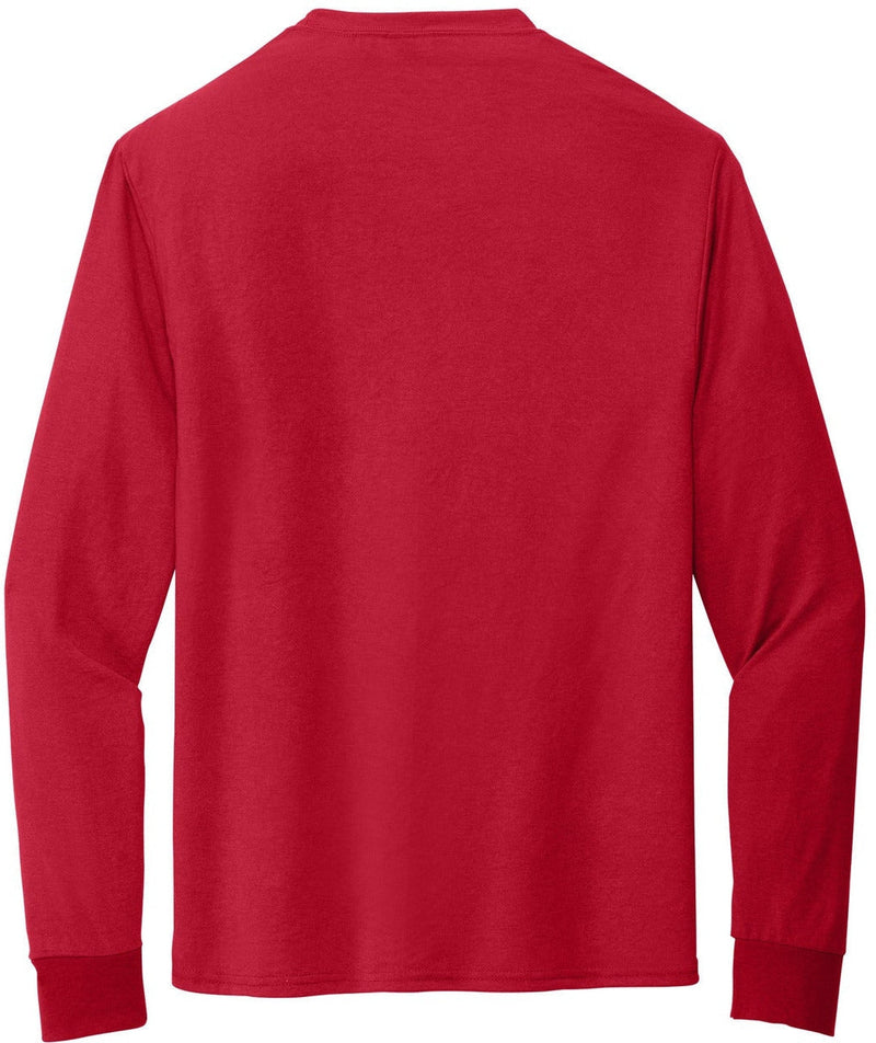 no-logo Jerzees Dri-Power 100% Polyester Long Sleeve T-Shirt-Regular-Jerzees-Thread Logic