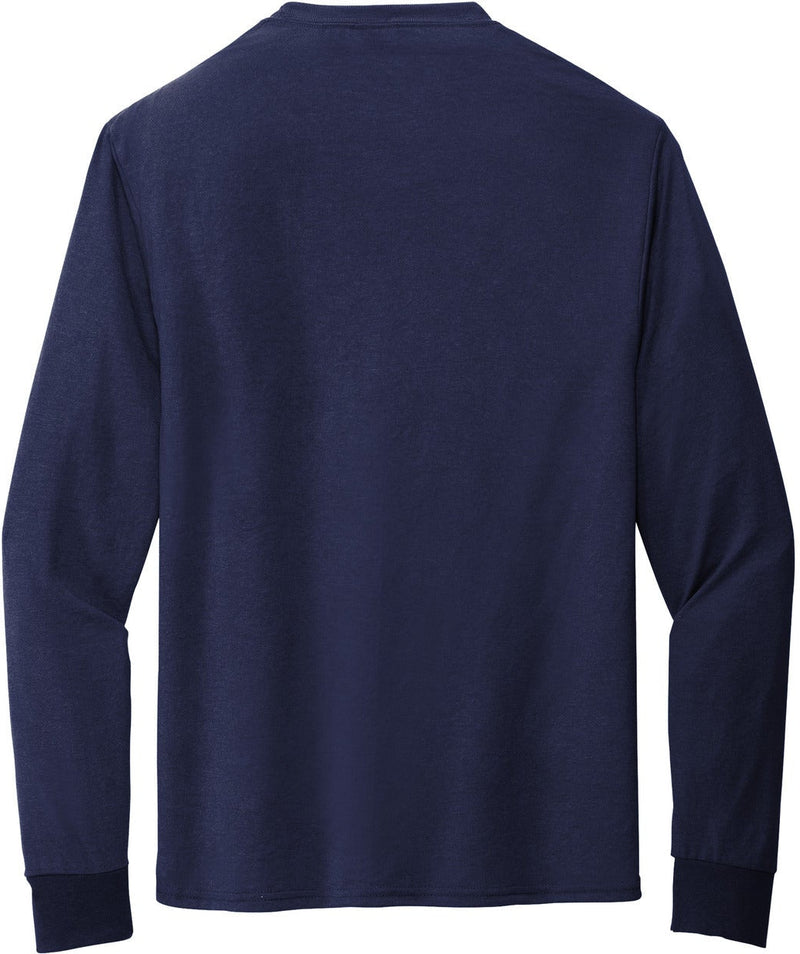 no-logo Jerzees Dri-Power 100% Polyester Long Sleeve T-Shirt-Regular-Jerzees-Thread Logic