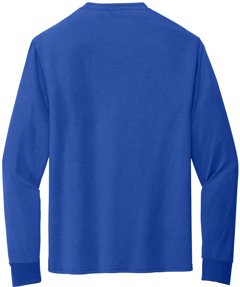 no-logo Jerzees Dri-Power 100% Polyester Long Sleeve T-Shirt-Regular-Jerzees-Thread Logic