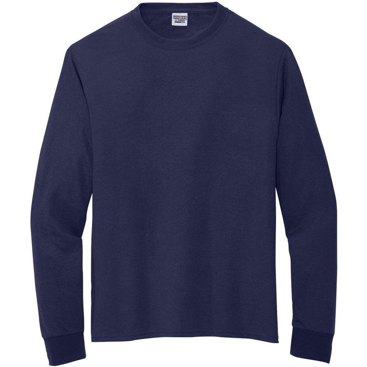 no-logo Jerzees Dri-Power 100% Polyester Long Sleeve T-Shirt
