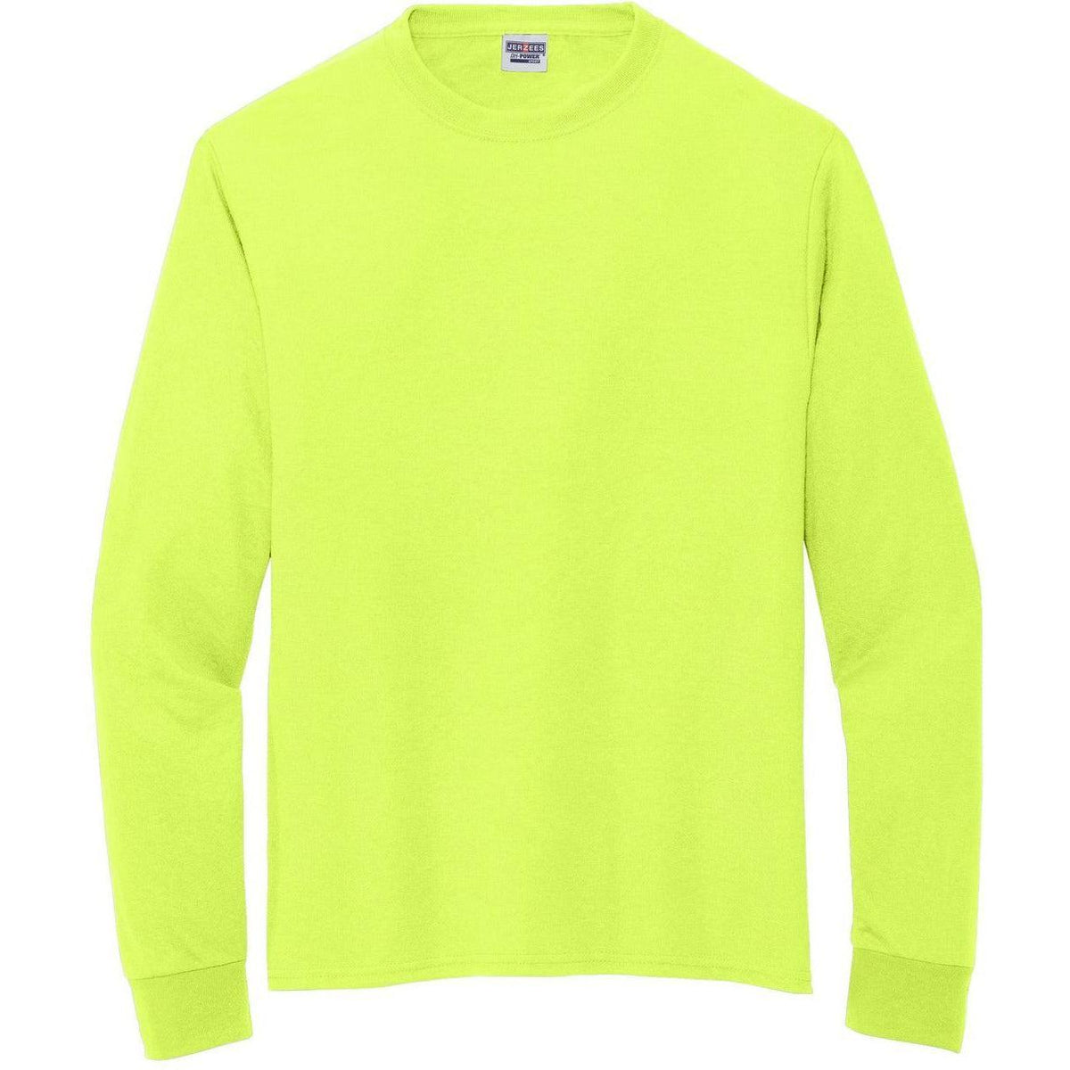 no-logo Jerzees Dri-Power 100% Polyester Long Sleeve T-Shirt