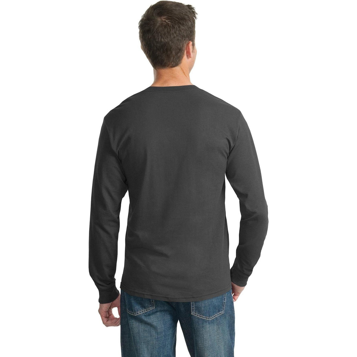 no-logo Jerzees Dri-Power 50/50 Cotton/Poly Long Sleeve T-Shirt-Regular-Jerzees-Thread Logic