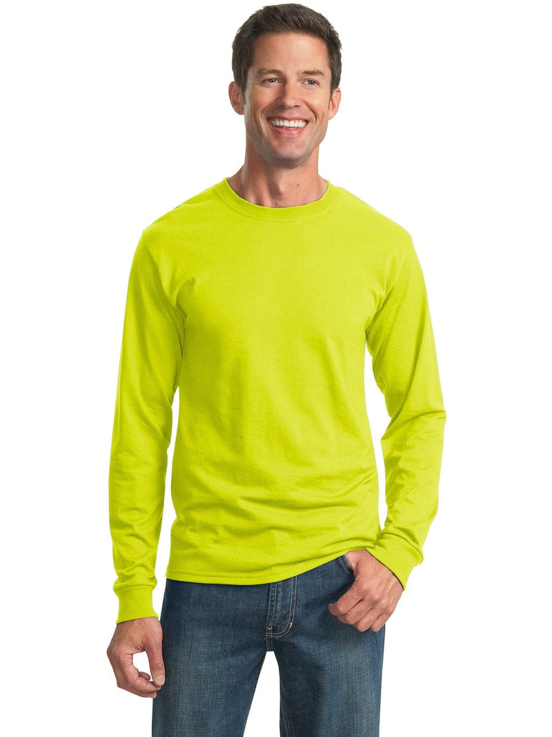 no-logo Jerzees Dri-Power 50/50 Cotton/Poly Long Sleeve T-Shirt-Regular-Jerzees-Thread Logic